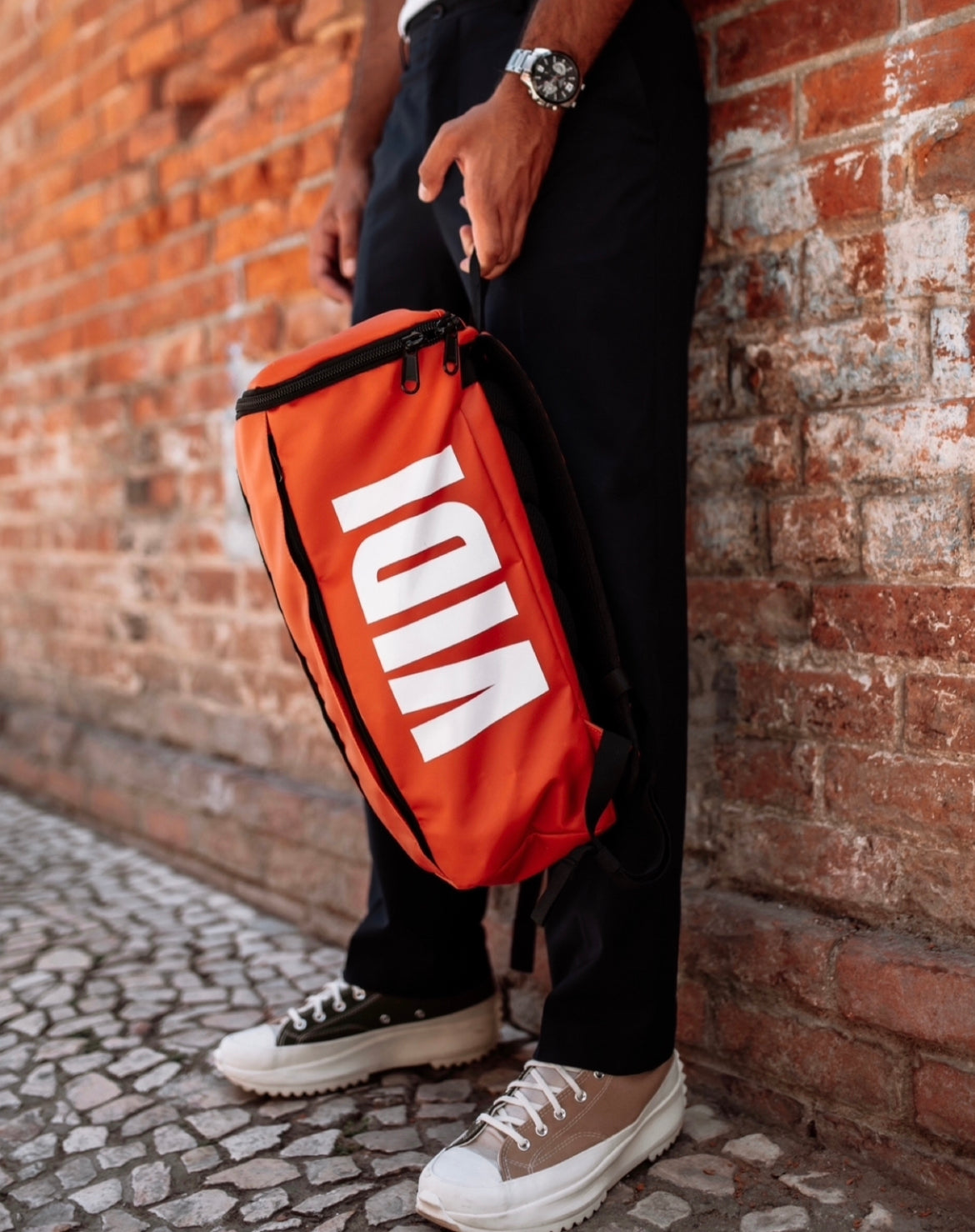 Rucksack Oranger Wasserdicht