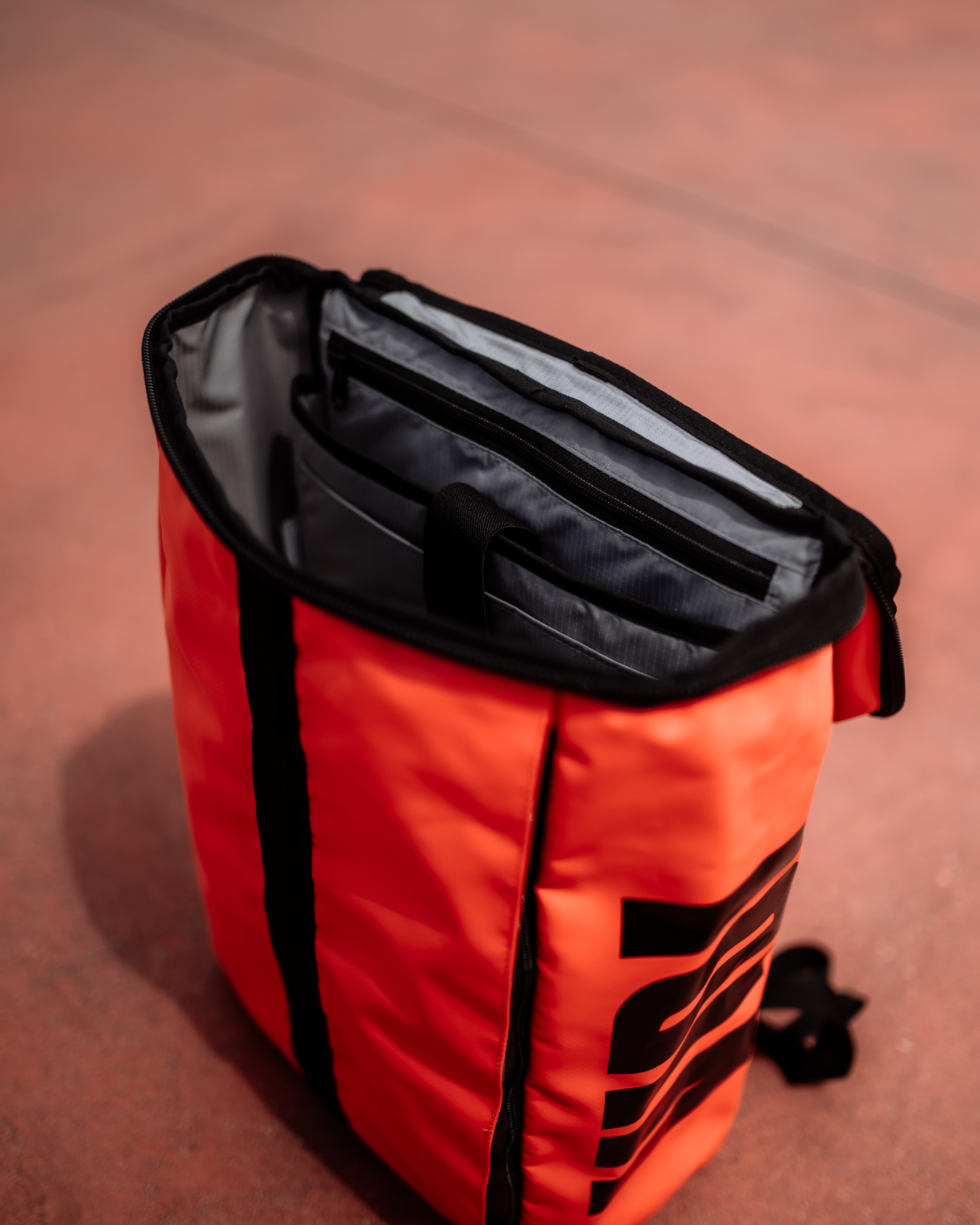 Rucksack Orange/Schwarz