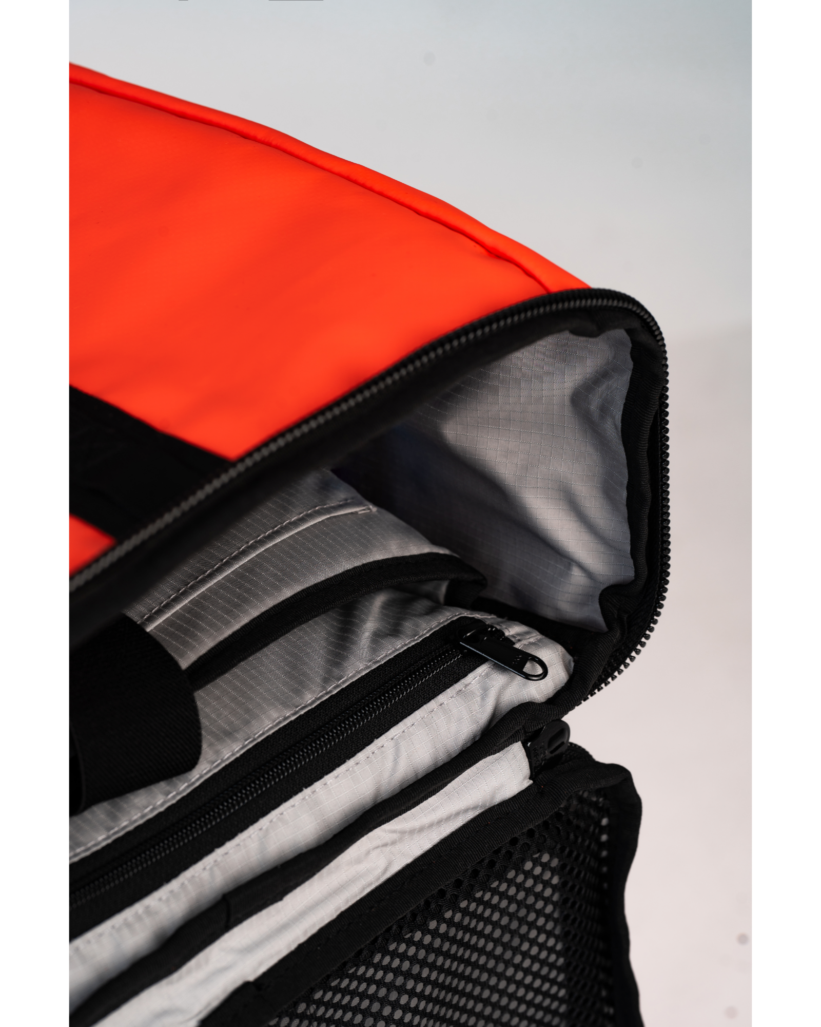Wasserfester Rucksack Orange/Schwarz