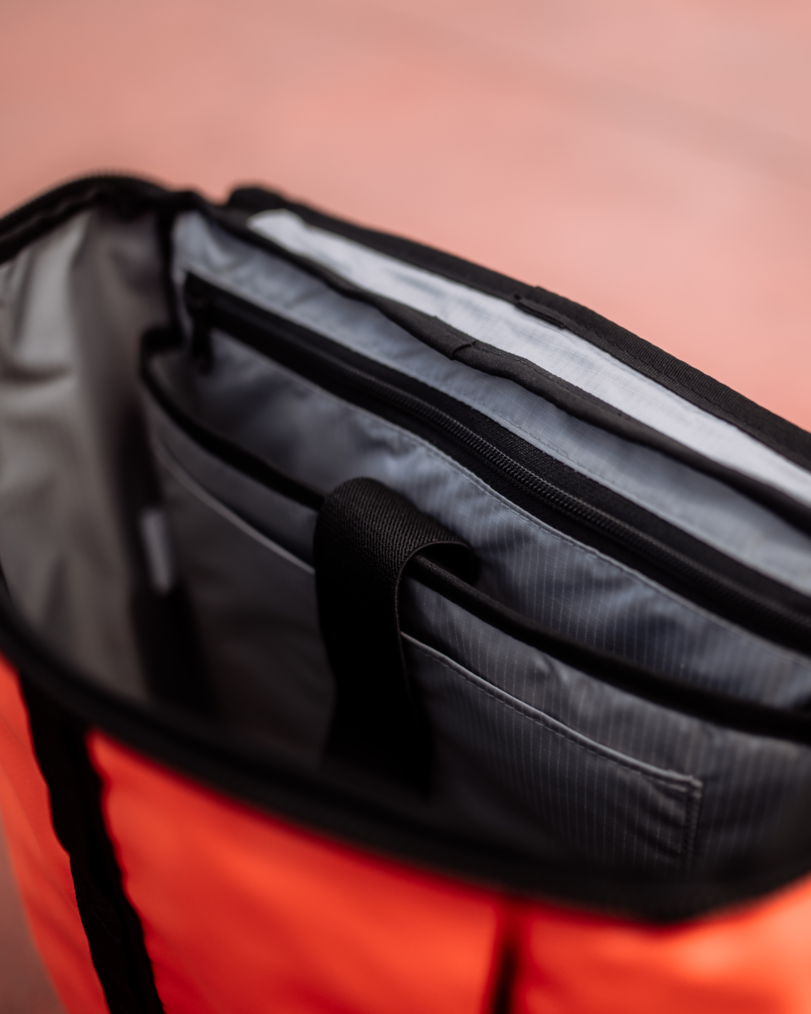 Rucksack Orange/Schwarz