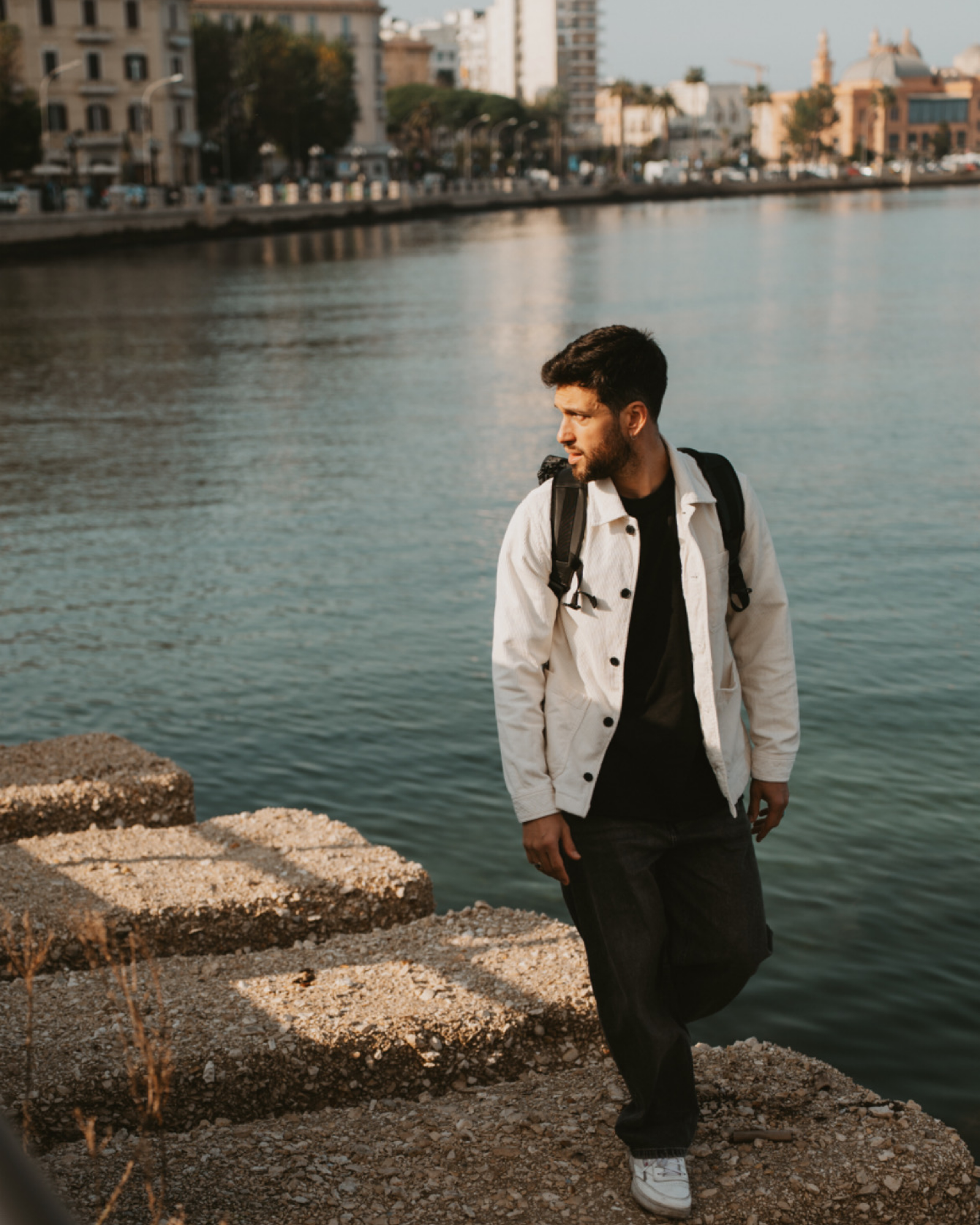Wasserfester Rucksack Schwarz